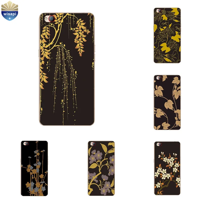 

For ZTE Blade V8 TPU Phone Case for Blade A1 C880 / V7 Lite Cover Thin for Nubia N1 Lite N2 Silicone Bumper Jap Flower Pattern