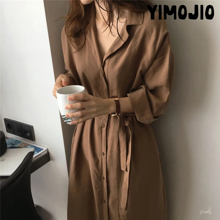 Trench coat Long Trench Spring coat women Casual Slim Trench coat for women Elegant Outside X-long Skirt coat Streetwear Solid