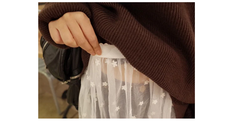 Spring and summer all-match white fashion beautiful lace basic bust skirt women short half slip petticoat underskirt lining lolita underskirt