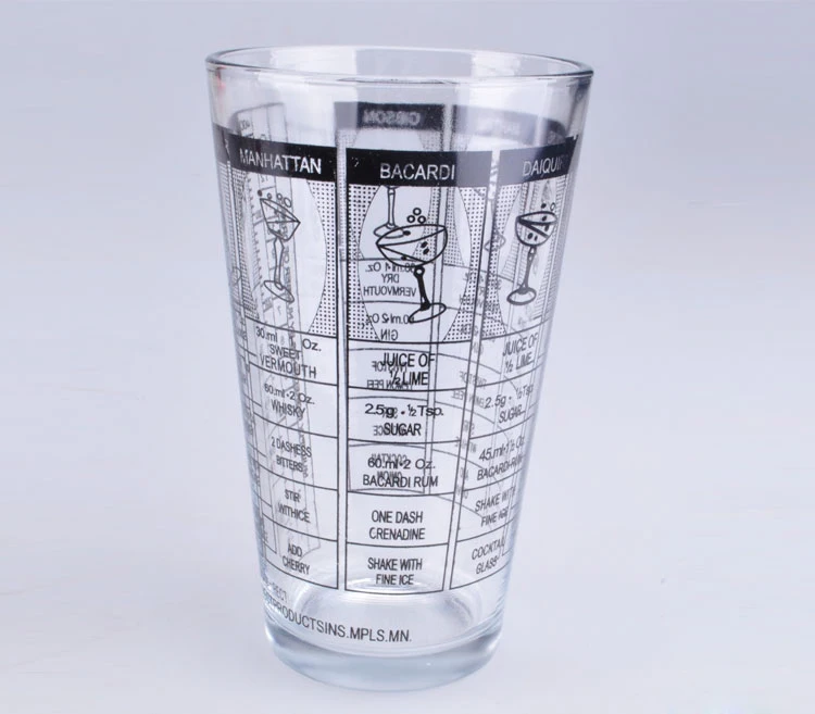 Fancy bartend tools Boston Shaker hall cocktail glass measuring cupin Cocktail Shakers from