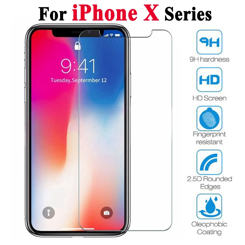 Защитное стекло для iPhone X XS Max XR Glas защита экрана aphone aifone 10 10x Xsmax лист SX RX S R