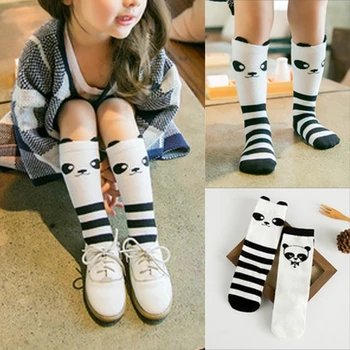 

Cartoon Cute Children Socks Print Animal Cotton Socks Knee High Long Fox Socks For Toddler Clothing Accessories