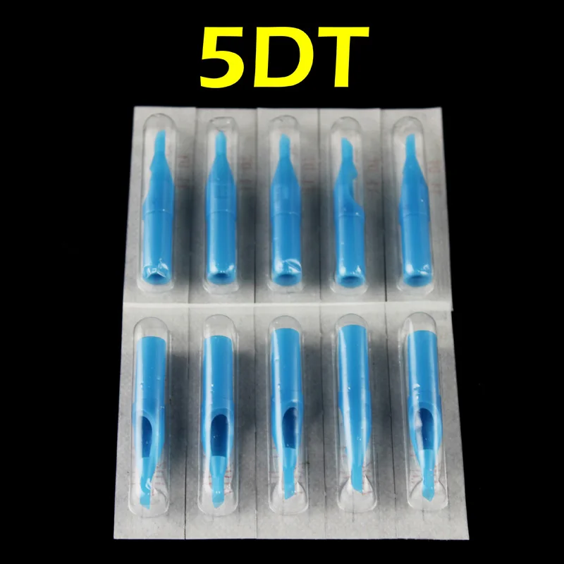 OPHIR50pcsDiamondTipTattooDisposableNozzleTip5DblueTA0315D