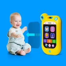 Многофункциональный Электрический детский сенсорный экран мобильный телефон стоп плач вокал музыкальное Дошкольное обучение Развивающие игрушки новинка