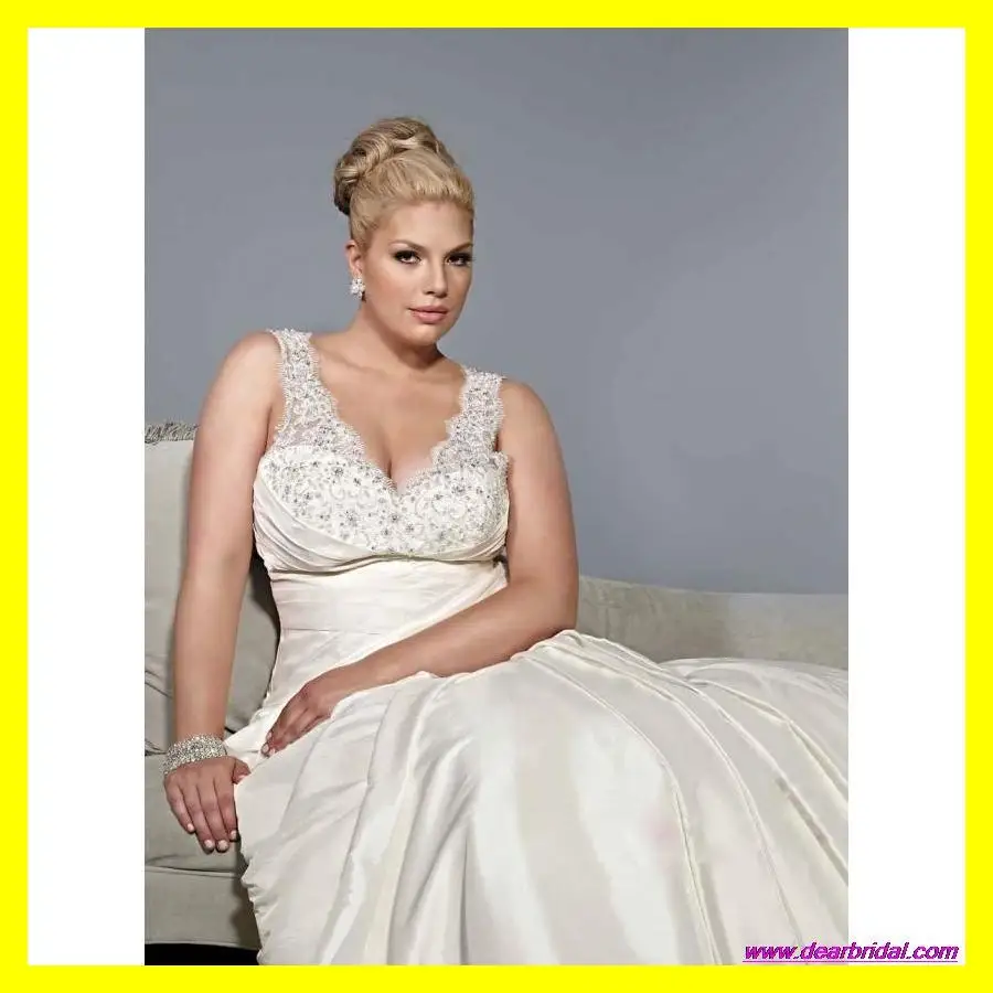 Flowy Wedding Dresses Plus Size Guest Simple Beach Modest With