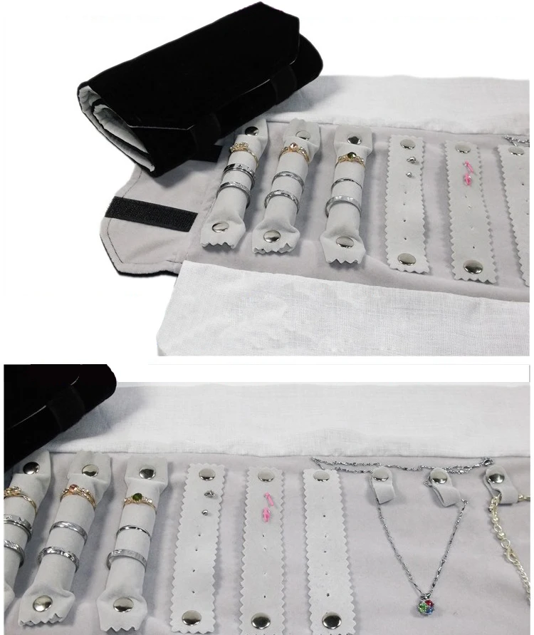 Портативный маленький бархатный Дорожный Чехол для ювелирных изделий, сумка-Органайзер для ожерелья, браслета, кольца, серьги, дисплей, чехол для хранения