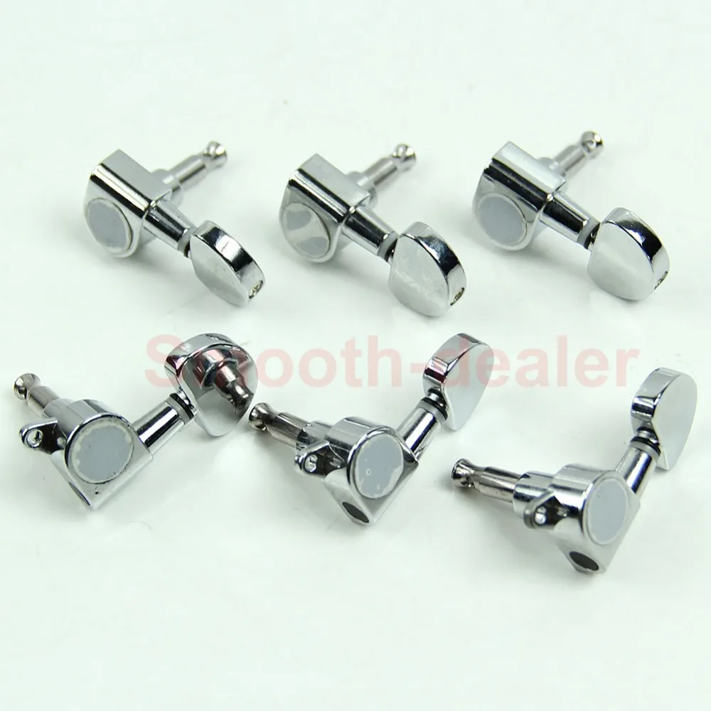  6 Chrome Profession Guitar String Tuning Pegs Keys Tuners Machine Heads 3R3L Set 3