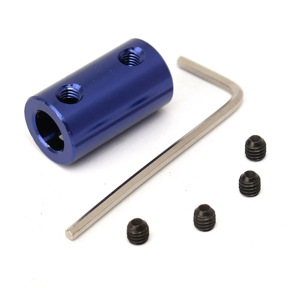 

1pcs Blue Aluminum Alloy Motor Shaft Coupler 4/5/6/8mm couplings steel steel coupling drive motor extension shaft