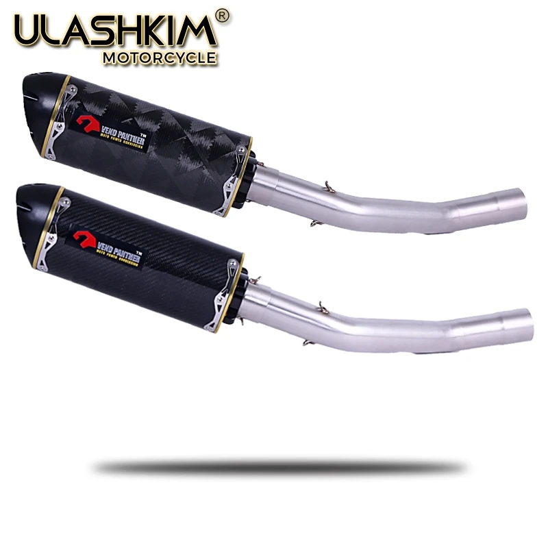 

Exhaust Escape Full System Slip on For KAWASAKI ZX10R ZX-10R with DB-KILLER Motorcycle Muffler 2008 to 2014