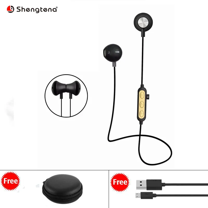 

Wireless Headphone TF Card Sport Stereo Magnet Earbuds Active Noise Cancelling Sports Bluetooth Earphone/Wireless Headset