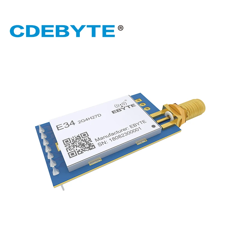 Фоточастота со скачкообразной перестройкой UART nRF24L01P 2 4 ГГц 27 дБм SMA разъем IoT uhf