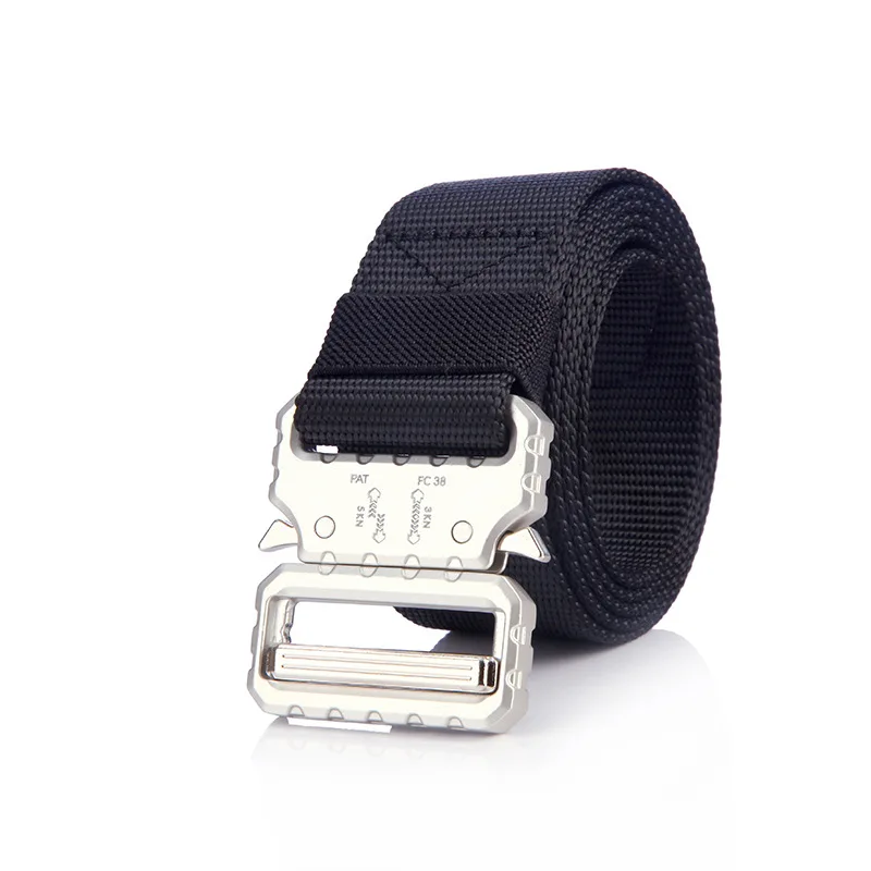 only belt Спортивный Повседневный ремень военный тактический нейлоновый с металлической пряжкой Cinturon Homme джинсы холщовый ремень мужской поясной ремень Охотничьи аксессуары - Цвет: only belt