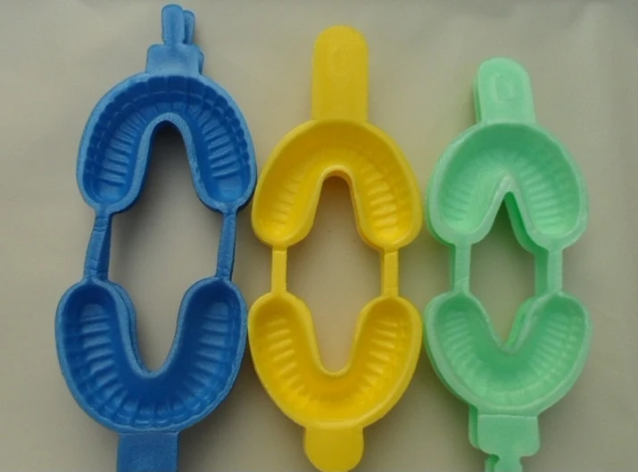 50PCS Dental Disposable Fluoride Foam Impression Tray on