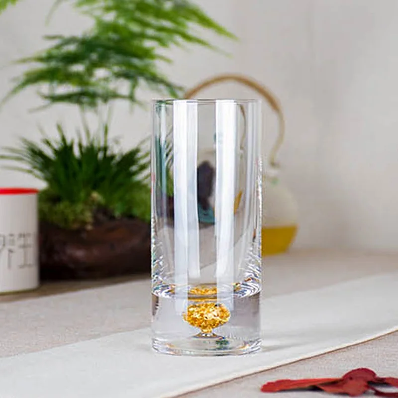 Тайваньская стеклянная чашка скрытый Золотой cupCrystal чашка термостойкая мастер чашка большой бытовой утолщение чайный набор кунг-фу Стекло