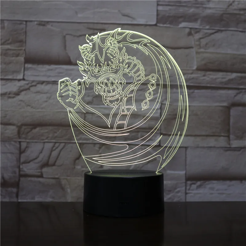 

Chinese dragon Table Lamp Bedroom Decorative Lamp Touch Sensor Child Kids Gift Baby Nightlight Dragon Night Light LED Decor