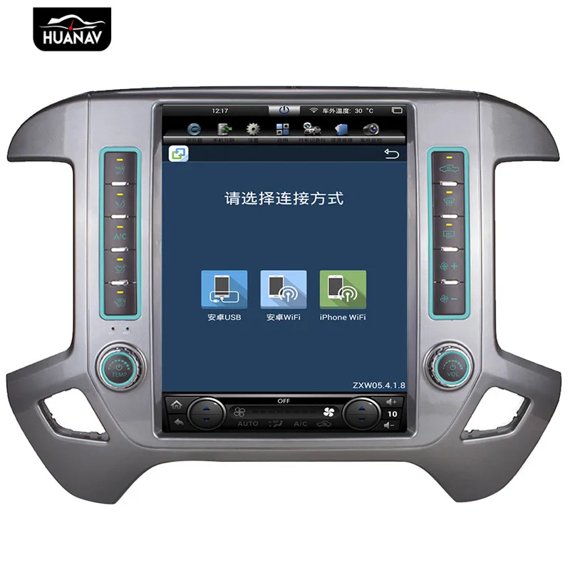 Android 8,1 Tesla стиль автомобильный dvd-плеер gps навигация для Chevrolet Silverado для GMC Sierra+ радио плеер стерео Мультимедиа