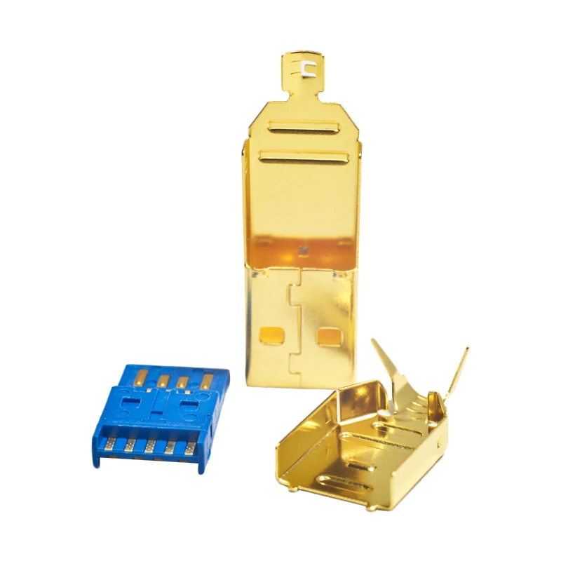  Hifi Mps HD-021 Hifi Usb 3.0 Spine Del Connettore di Rame Puro Audio Martinetti Connettore 24K 10u 