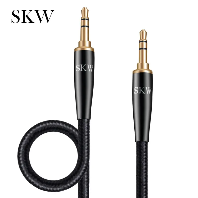 Купить SKW AUX 3,5 мм Jack кабель 0,5 M 1 M 1,5 м 2,0 м 3 M мужчинами для Soudbox наушников смартфон IPad ноутбука MP3 CD и автомобиля