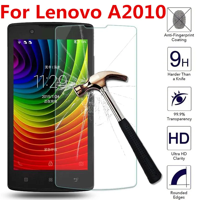 

For Lenovo A2010 A2580 A2860 A 2010 Angus2 A2010a 2010a A2010-a 4.5" Tempered Glass For Lenovo A2010 Glass Screen Protector Film