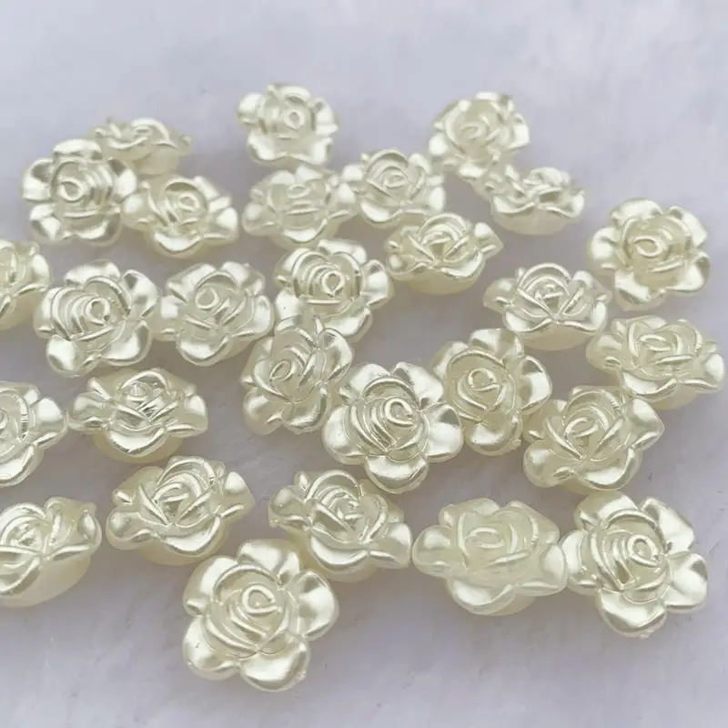 

Wholesale 250pcs 12mm FlatBack Resin ABS Rose Flower (with hole) Cabochon DIY Scrapbooking Craft/Wedding Decoration S471*5