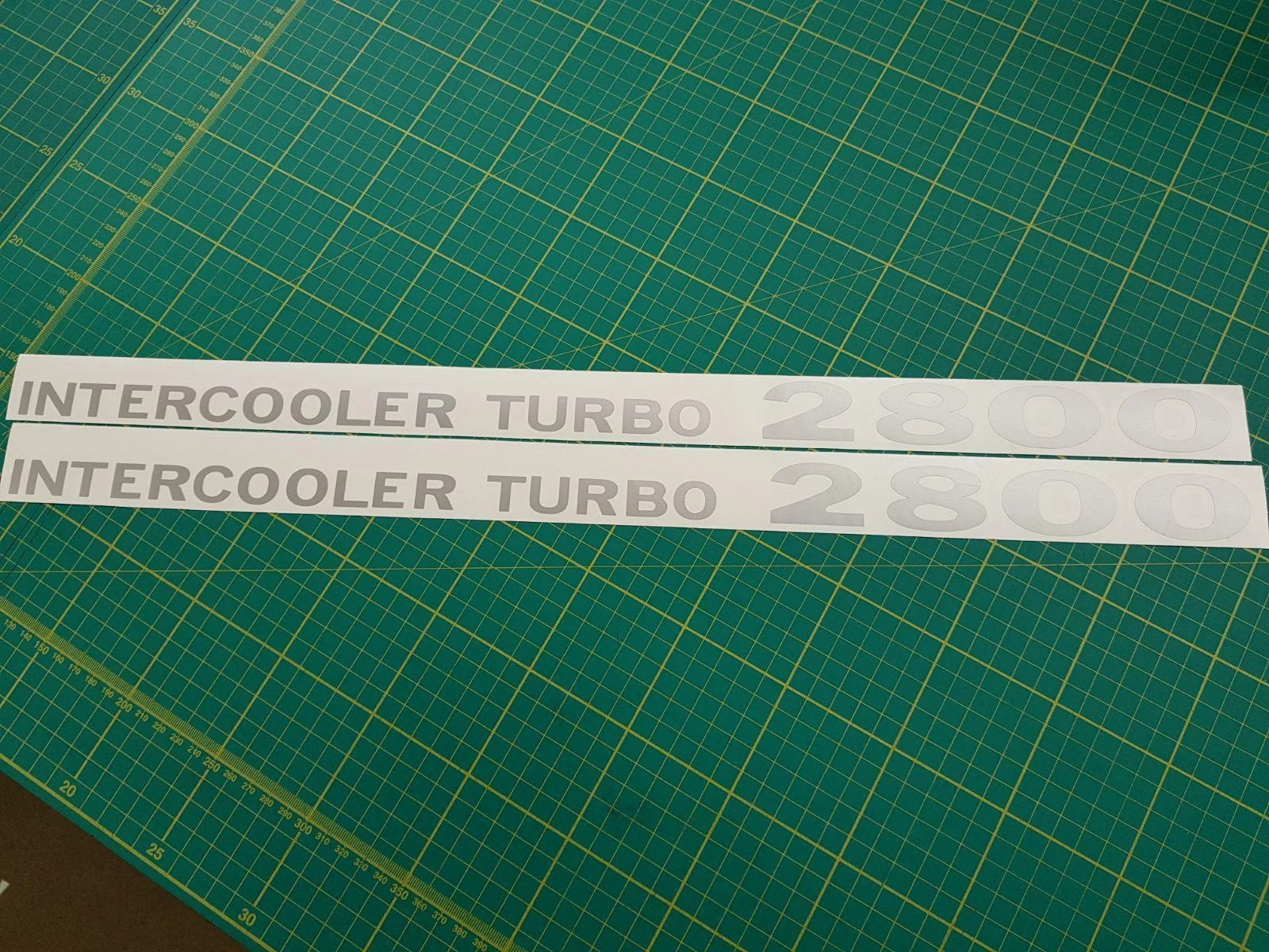 

For 2Pcs/Set Mitsubishi Delica L300 Intercooler Turbo 2800 decals stickers fit Pajero Shogun