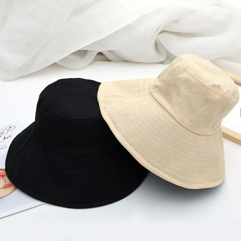 

Summer new women hat couple literary hip hop folding basin cap Creative sunscreen double-sided fisherman hat men bucket hat