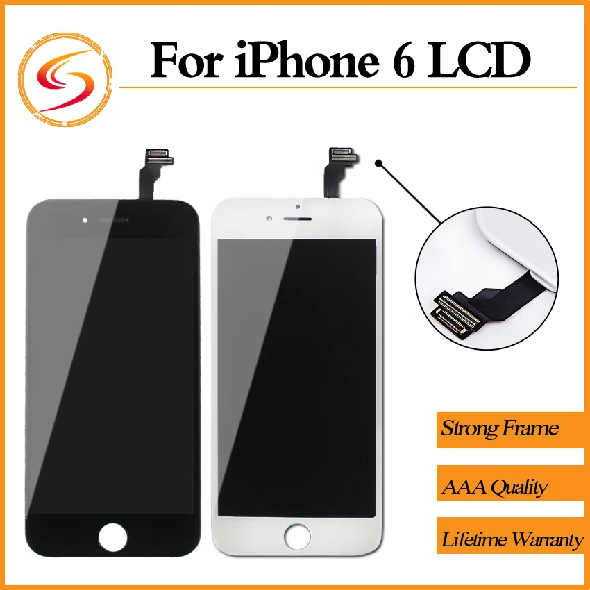 Prix pour Grade AAA + + + 10 PCS/LOT Pour iPhone 6 LCD Avec Écran Tactile Assemblée Affichage Remplacement Aucune Dead Pixel Livraison Gratuite Prix pour Grade AAA + + + 10 PCS/LOT Pour iPhone 6 LCD Avec Écran Tactile Assemblée Affichage Remplacement Aucune Dead Pixel Livraison Gratuite
