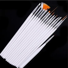 15 шт. набор кистей для ногтей розовая ручка УФ градиентное покрытие гелем подводная щетка акриловая ручка для рисования Маникюрный Инструмент для удаления кутикулы набор инструментов для ногтей