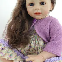 60 см Силиконовые куклы-младенцы Reborn полноценно Реалистичные модные Рождество подарок Brinquedos Для детей newst дизайн