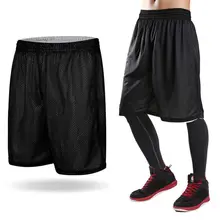 2017 New Hot Men Double-Sides Basketball Shorts Wearing Ultra-light Breathable Professional Sports Gym Boy Training Short Pants