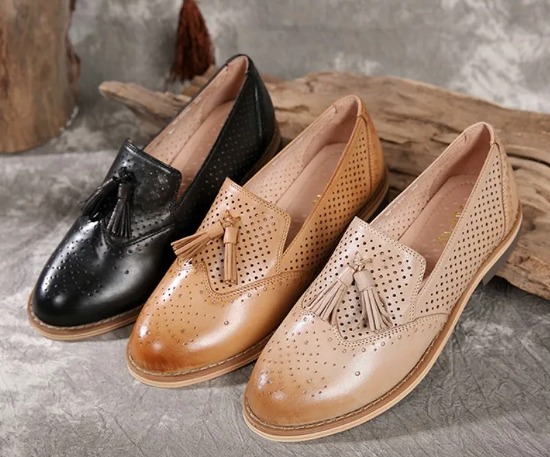 casual shoesLeather shoes Women's Shoes Classic tassel women's