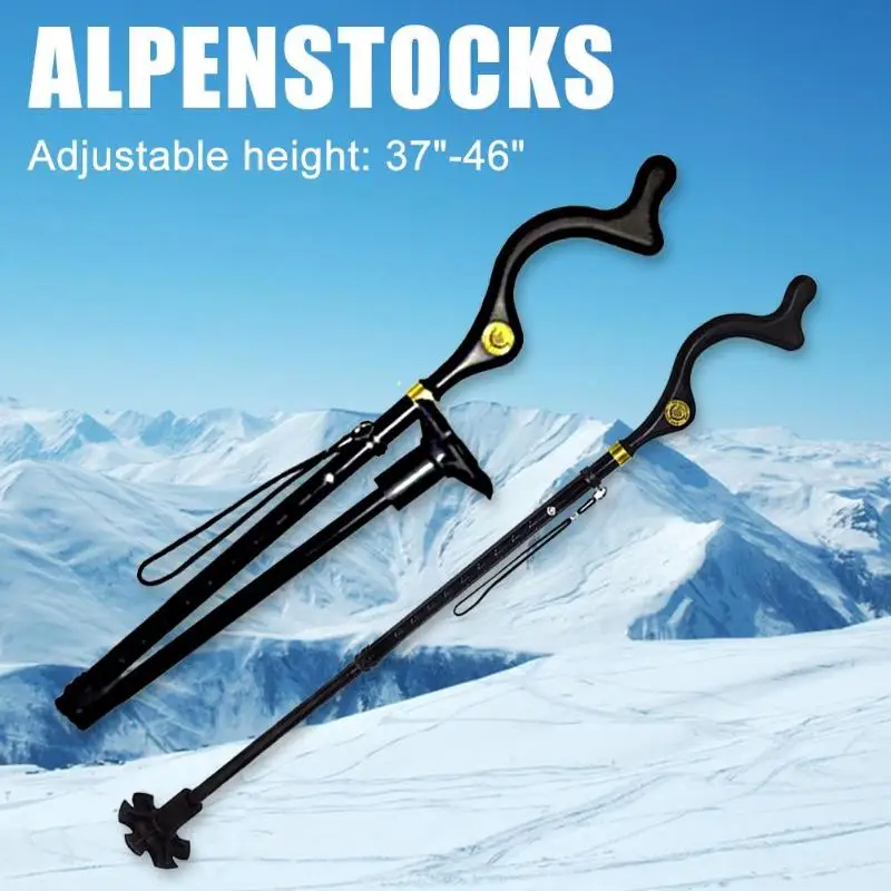 

1pc Adjustment Walking Cane Self-Standing Hand Stick for Men Women Elderly Walk