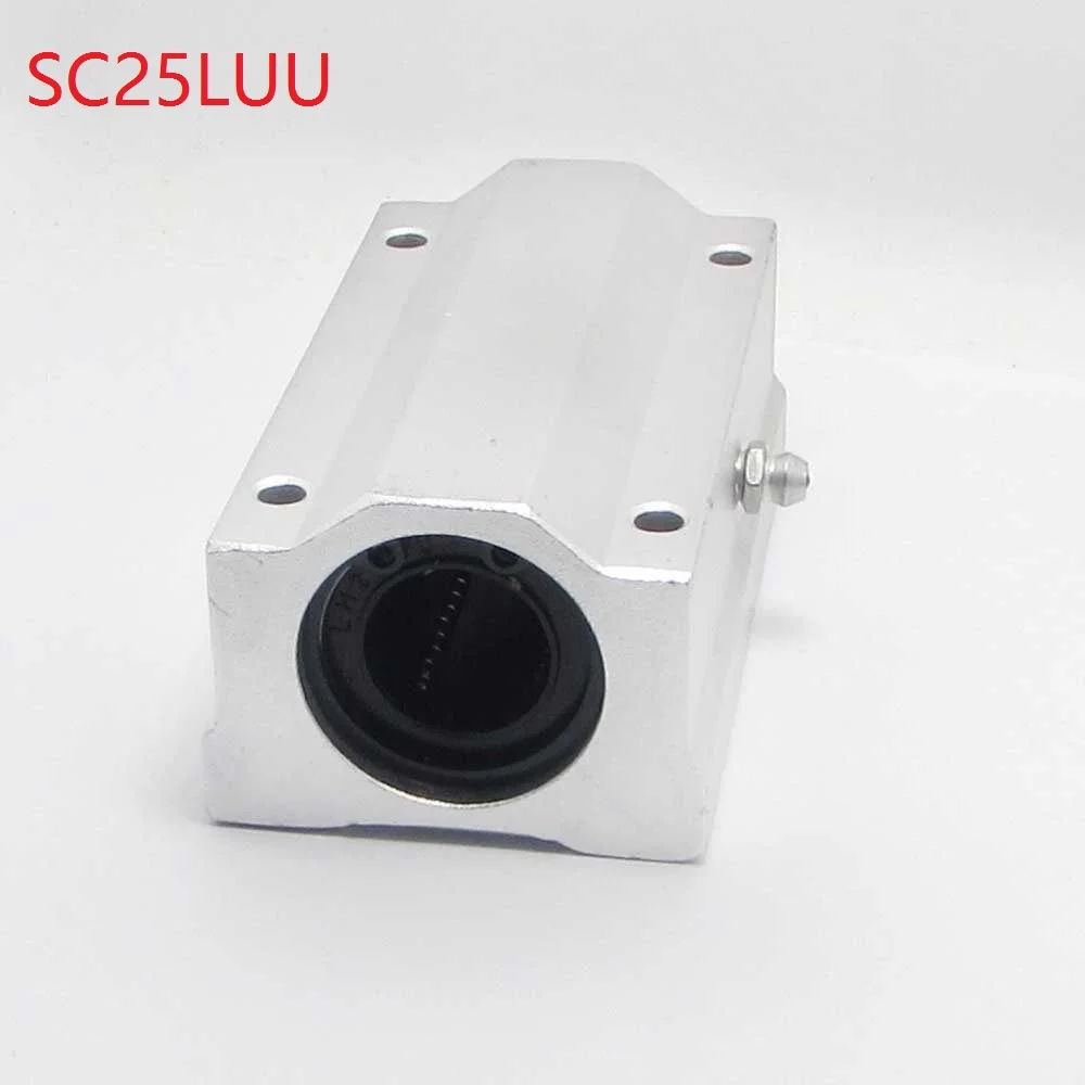 

1pcs SC25LUU SCS25LUU long type linear case unit linear ball bearing sliding block for 25mm linear shaft CNC router parts