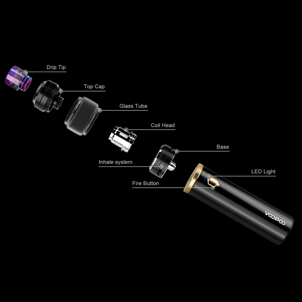 Оригинальный набор VOOPOO Caliber 110W встроенный аккумулятор 3000 мАч емкость 5 мл с