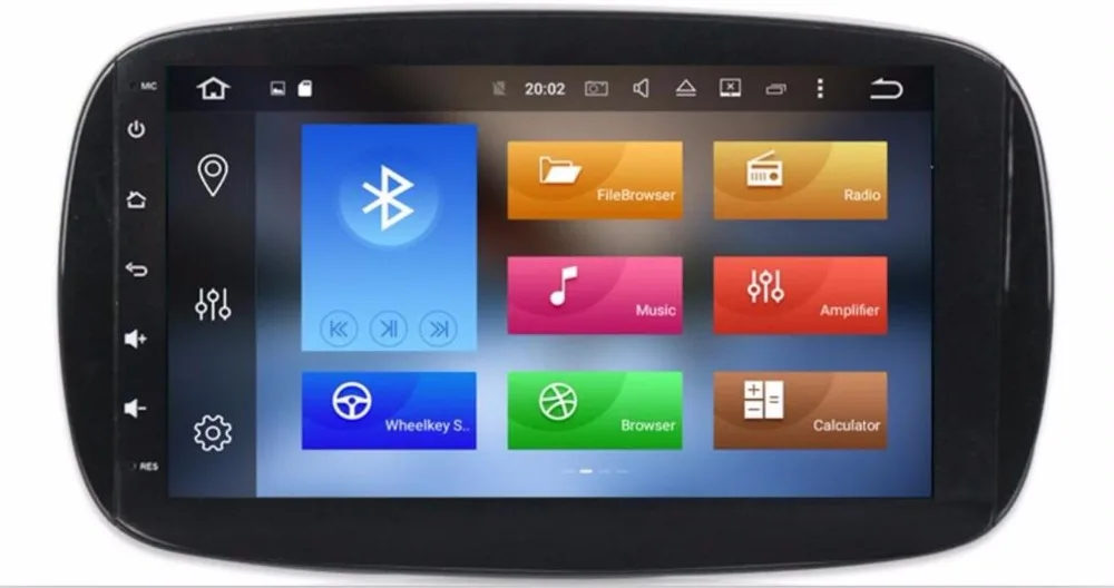 Top Android 9.1 HU Car Radio For Mercedes Benz Smart  2015 2016 quad core GPS Navigation Car Multimedia Player with canbus 1