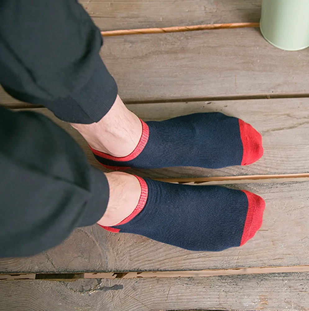 Мужские носки повседневные деловые хлопковые полосатые модные носки удобные W709 - Цвет: D