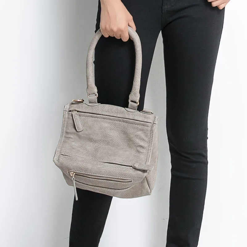 

2019 European Famous Brand Women Bags Pandora Shoulder Bags Small Give Fashion Black Mini Messeger Handbag Soft Leather Bag