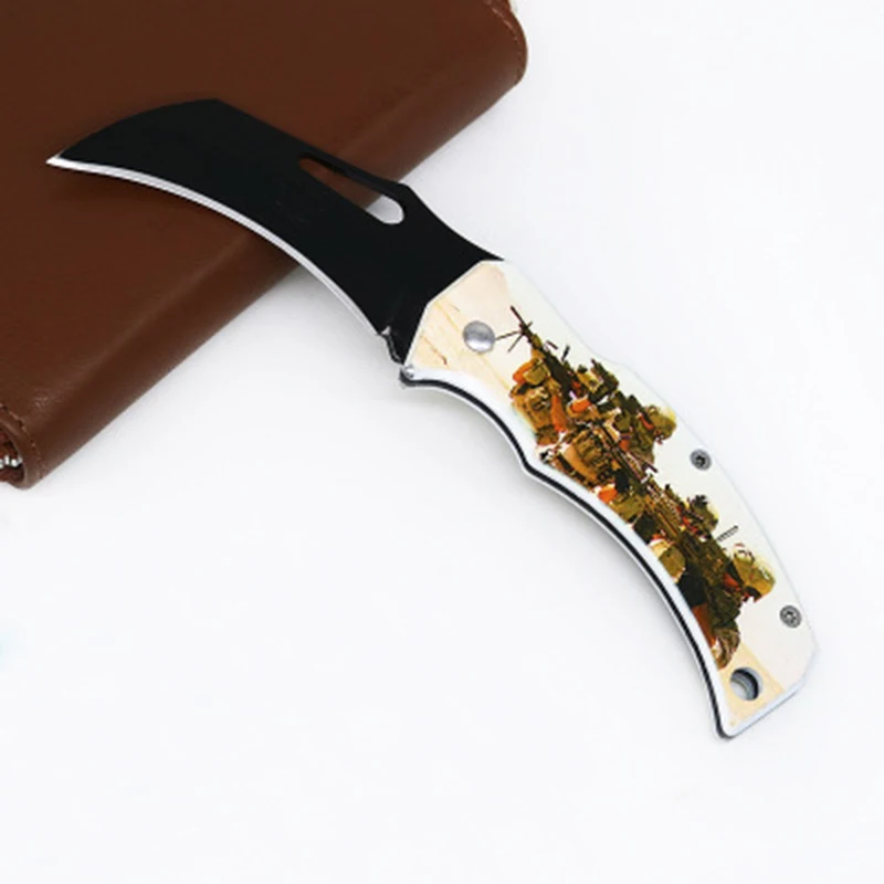 

DUAN FA knife survival knife tool blade folding knife hunting camping fruit pocket knife outdoor karambit dremel Stainless Steel
