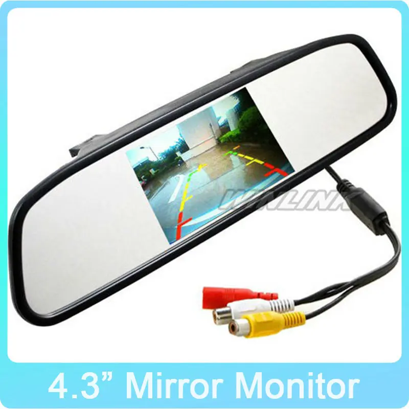 

4.3 Inch TFT Car Monitor Mirror View Rearview Auto LCD Screen Backup Camera for Car Reversing Record
