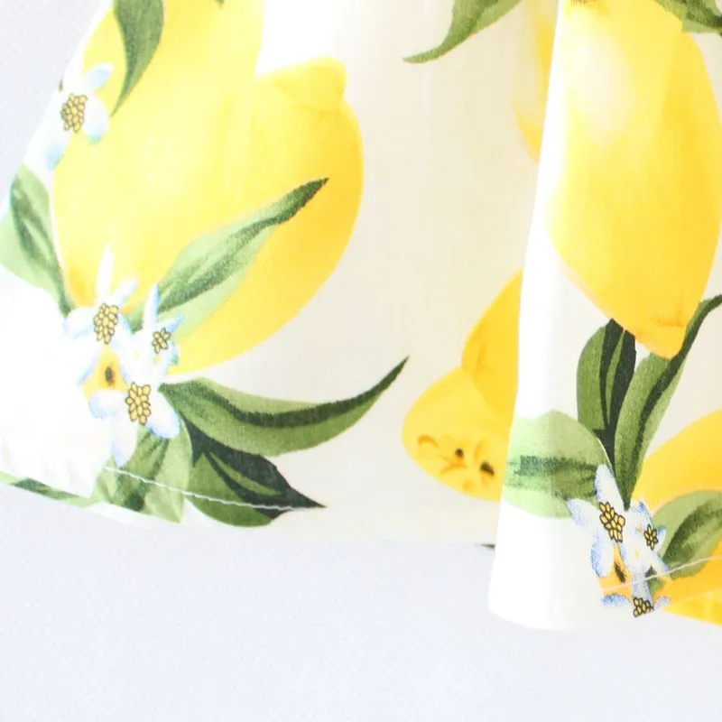 shijcc142 2016 DG new print lemon baby girls backless dress-6