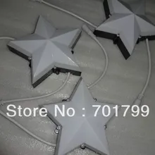 DC24V WS2811 звезда типа пиксельный модульный для девочек 12 предметов в наборе, 5050 SMD rgb led внутри, 2,88 W, IP68, одной стороны; 200 мм диаметр; молочное покрытие