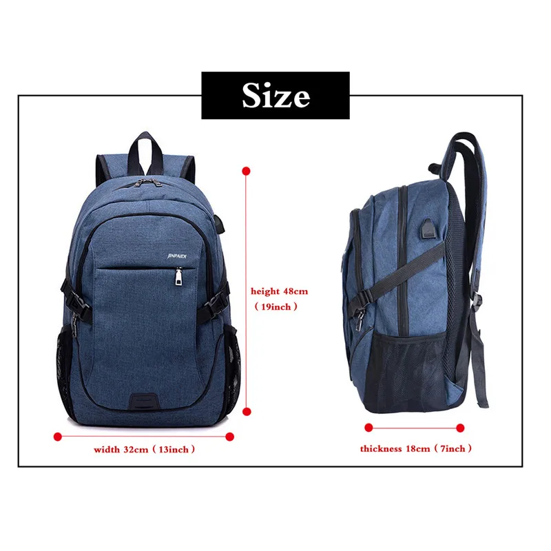 Мужской рюкзак, сумка для ноутбука, бренд 15,6 дюймов, ноутбук Mochila, мужской водонепроницаемый рюкзак, школьный рюкзак