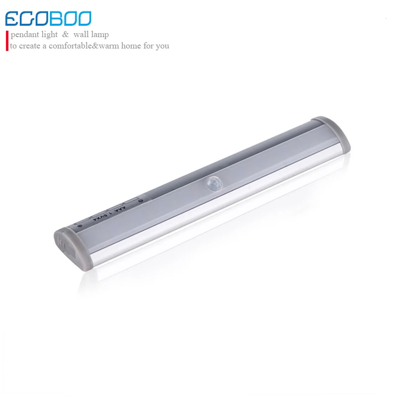 EGOBOO SMD3528 LED IR Infrared Motion Sensor Closet Cabinet Lights kitchen Lamps Auto. On Wireless Using AAA battery lights