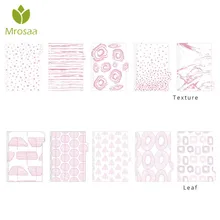 Новейший 5 листов/упаковка ПВХ A5/A6 лист индексная бумага категория лист текстура Разделитель страницы для ноутбука