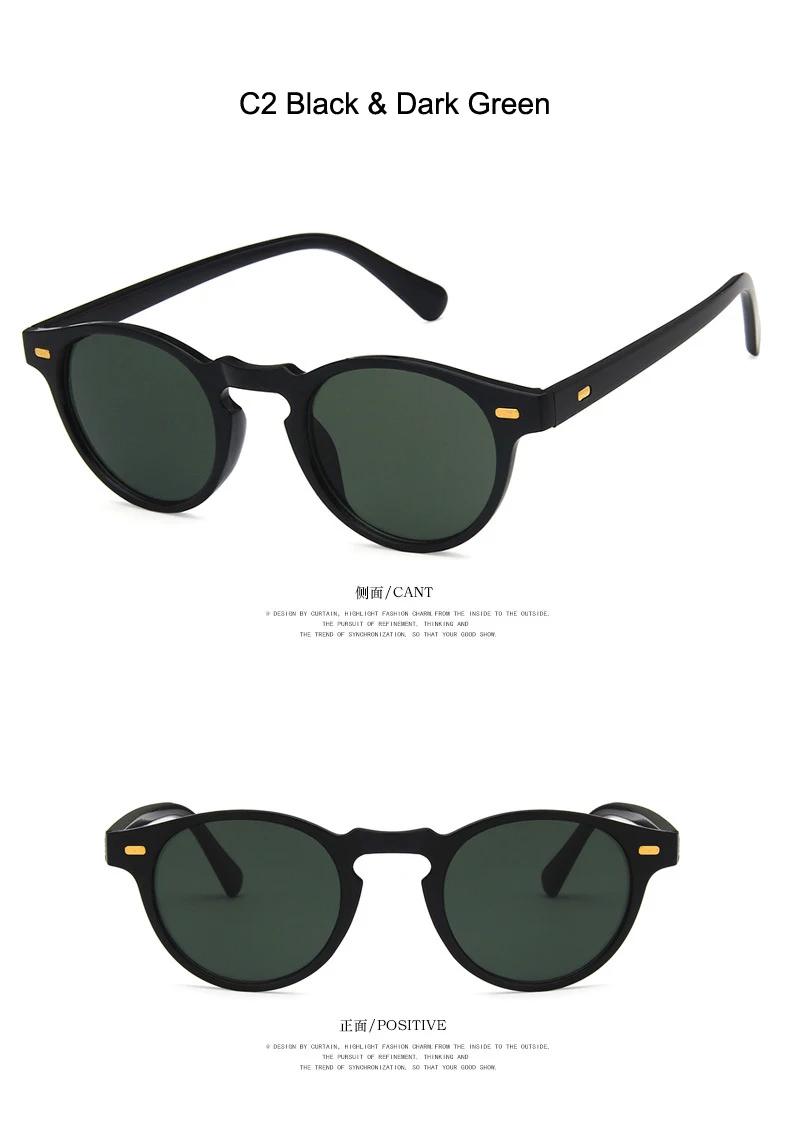 [EL Malus] Ретро Маленькая овальная оправа солнцезащитные очки Мужские Женские темно-зеленые линзы зеркальные винтажные леопардовые оттенки брендовые дизайнерские солнцезащитные очки