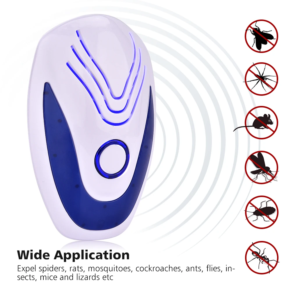 بالموجات فوق الصوتية الفئران مبيد الحشرات الإلكترونية الموجات فوق الصوتية التحكم الماوس الرافض مكافحة البعوض طارد صرصور علة الجرذ الرفض