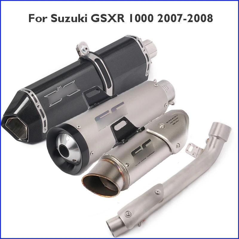

For Suzuki GSXR1000 2007-2008 Motorcycle Exhaust Pipe System Muffler Connect Link Tube Pipe for Suzuki GSX-R 1000 2007 2008