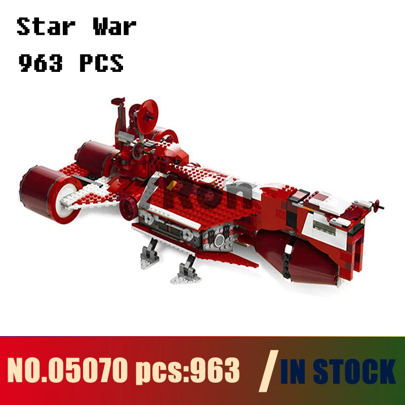 

Models building toy 05070 963Pcs Star War Series Republic Cruiser Building Blocks Compatible with lego 7665 toys & hobbies