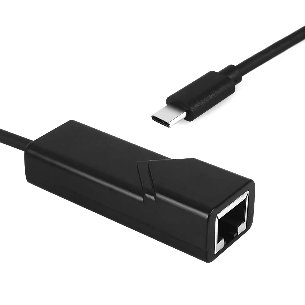 Портативный Тип с разъемами типа C и RJ45 рыболовная сеть ABS LAN Бесплатная диск