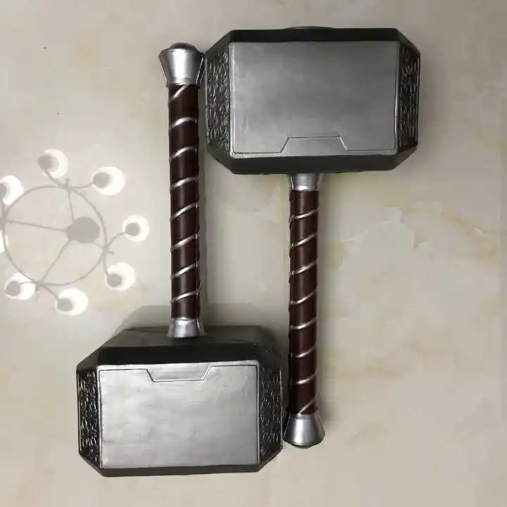 1: 1 scale Thor hammer Thor hammer toys Thor Custome costume game Thor props hammer stage properties PU and foam toy